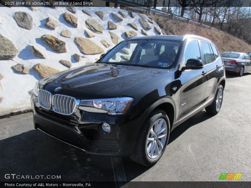 Jet Black / Sand Beige 2015 BMW X3 xDrive28i