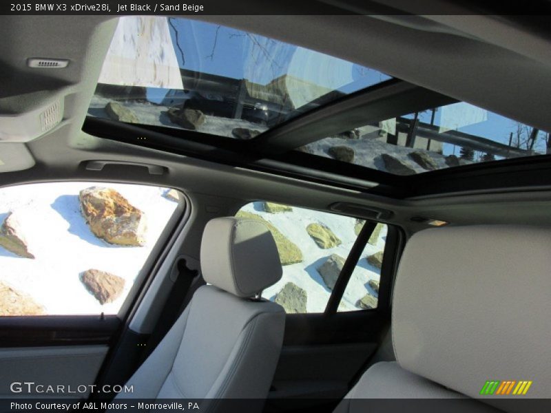 Jet Black / Sand Beige 2015 BMW X3 xDrive28i