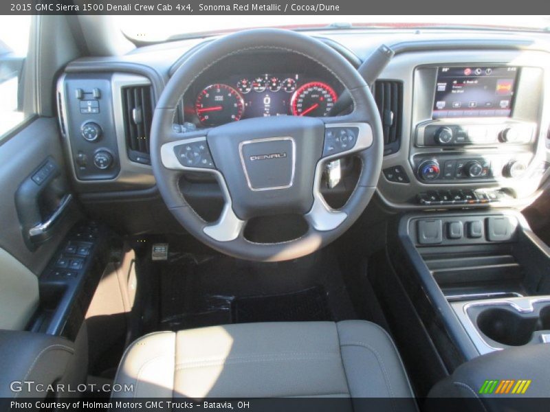 Sonoma Red Metallic / Cocoa/Dune 2015 GMC Sierra 1500 Denali Crew Cab 4x4