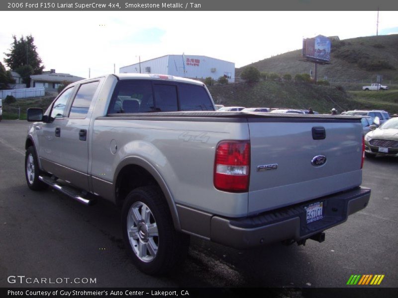 Smokestone Metallic / Tan 2006 Ford F150 Lariat SuperCrew 4x4
