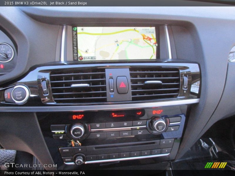 Jet Black / Sand Beige 2015 BMW X3 xDrive28i