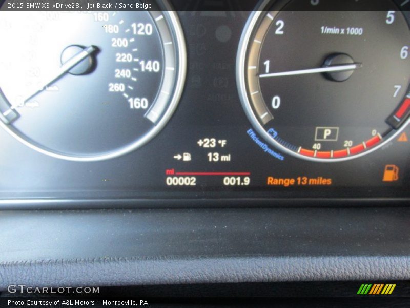 Jet Black / Sand Beige 2015 BMW X3 xDrive28i