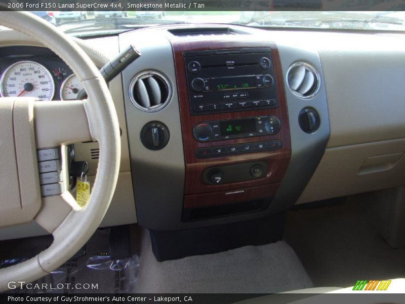 Smokestone Metallic / Tan 2006 Ford F150 Lariat SuperCrew 4x4