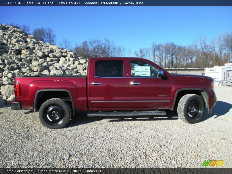 Sonoma Red Metallic / Cocoa/Dune 2015 GMC Sierra 1500 Denali Crew Cab 4x4