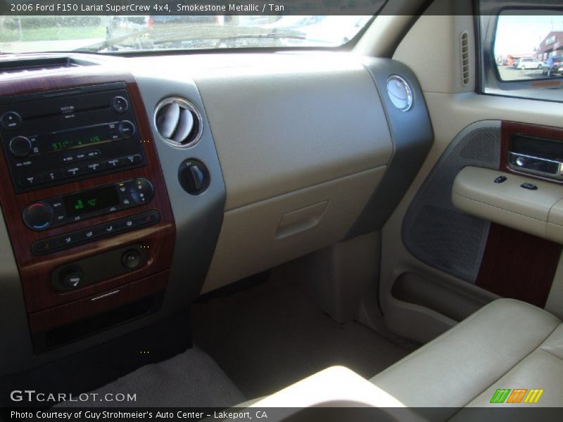 Smokestone Metallic / Tan 2006 Ford F150 Lariat SuperCrew 4x4