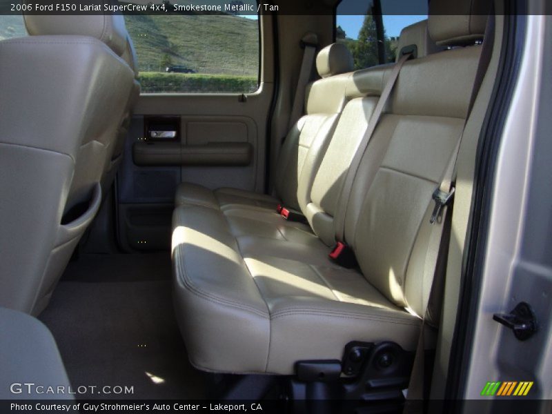 Smokestone Metallic / Tan 2006 Ford F150 Lariat SuperCrew 4x4