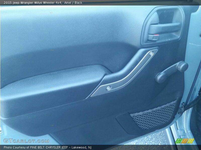 Anvil / Black 2015 Jeep Wrangler Willys Wheeler 4x4