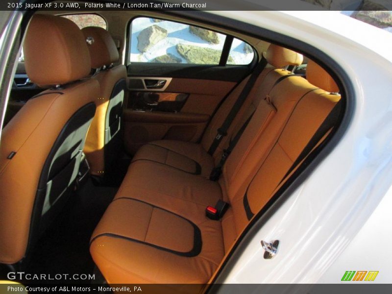 Polaris White / London Tan/Warm Charcoal 2015 Jaguar XF 3.0 AWD