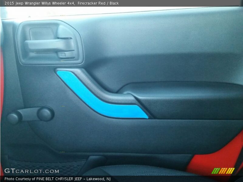 Firecracker Red / Black 2015 Jeep Wrangler Willys Wheeler 4x4