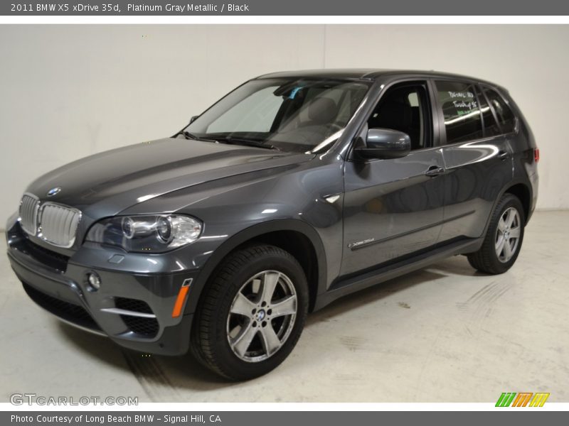 Platinum Gray Metallic / Black 2011 BMW X5 xDrive 35d