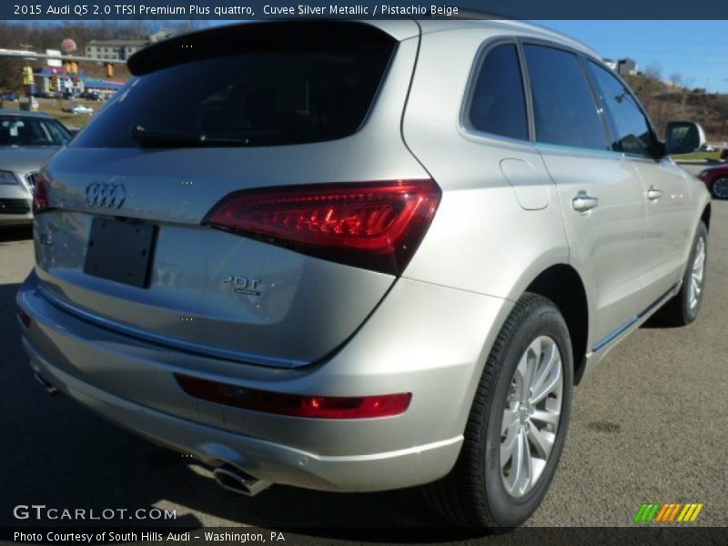 Cuvee Silver Metallic / Pistachio Beige 2015 Audi Q5 2.0 TFSI Premium Plus quattro