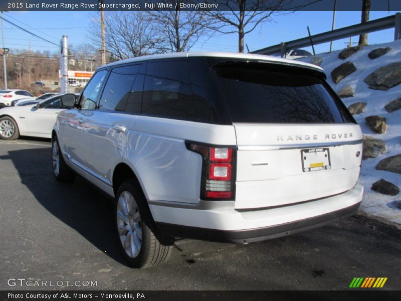 Fuji White / Ebony/Ebony 2015 Land Rover Range Rover Supercharged