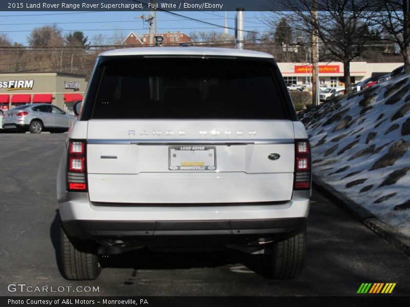 Fuji White / Ebony/Ebony 2015 Land Rover Range Rover Supercharged