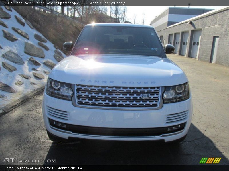 Fuji White / Ebony/Ebony 2015 Land Rover Range Rover Supercharged