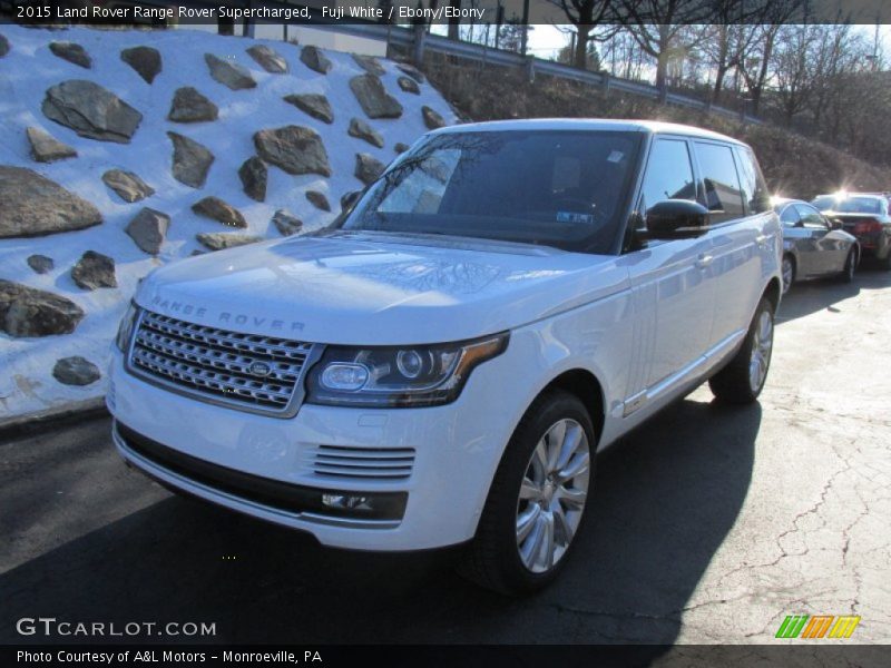 Fuji White / Ebony/Ebony 2015 Land Rover Range Rover Supercharged