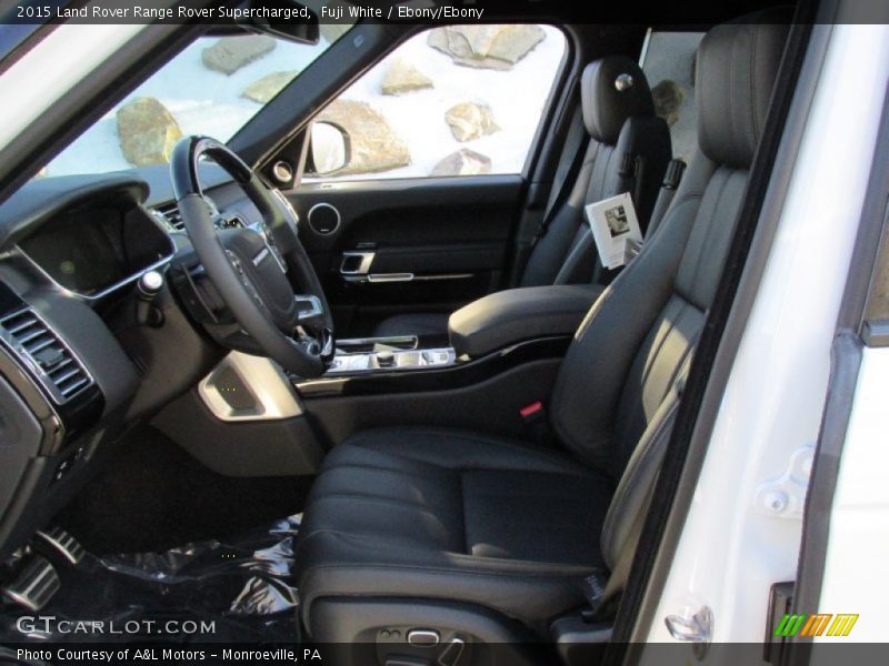 Front Seat of 2015 Range Rover Supercharged