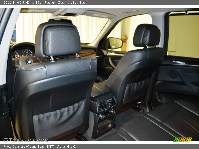 Platinum Gray Metallic / Black 2011 BMW X5 xDrive 35d