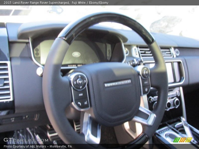 Fuji White / Ebony/Ebony 2015 Land Rover Range Rover Supercharged