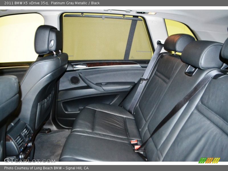 Platinum Gray Metallic / Black 2011 BMW X5 xDrive 35d