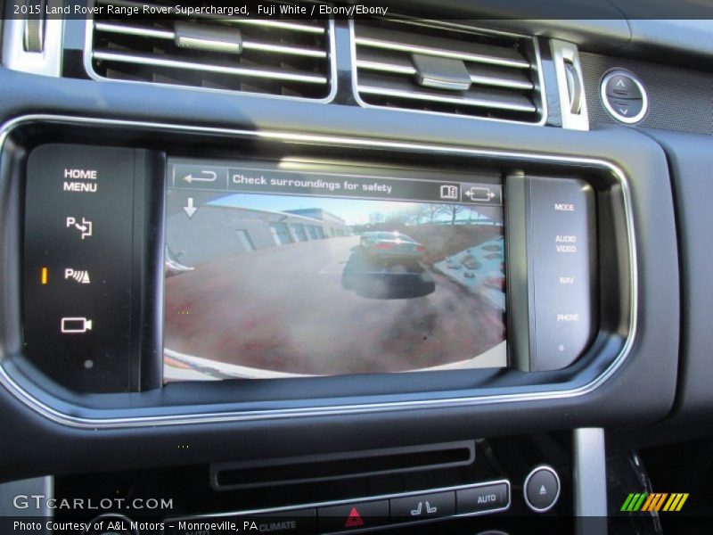 Fuji White / Ebony/Ebony 2015 Land Rover Range Rover Supercharged