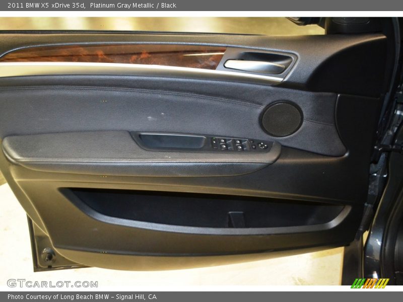 Platinum Gray Metallic / Black 2011 BMW X5 xDrive 35d