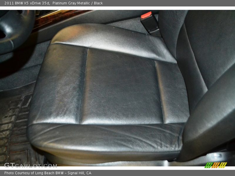 Platinum Gray Metallic / Black 2011 BMW X5 xDrive 35d