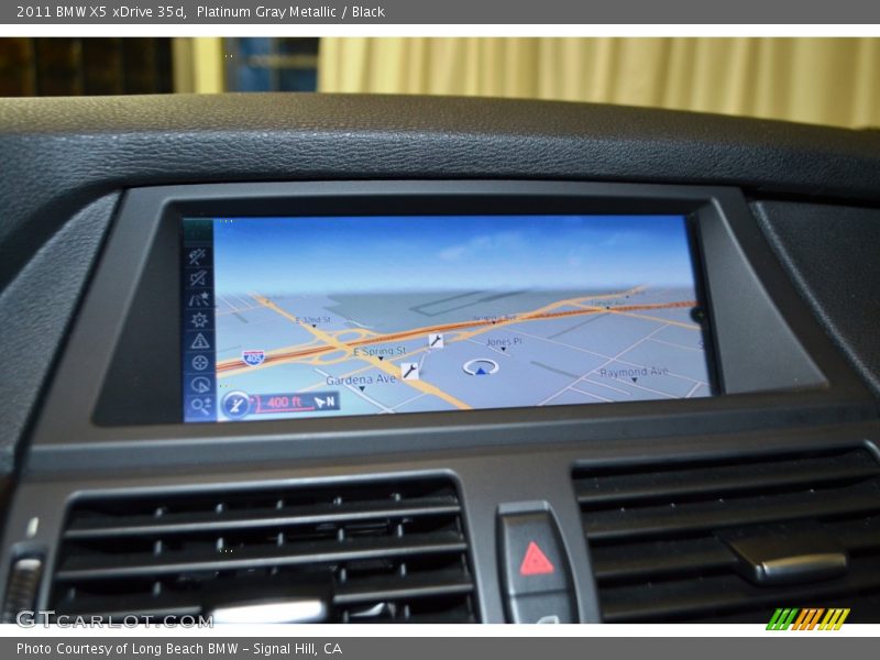 Platinum Gray Metallic / Black 2011 BMW X5 xDrive 35d