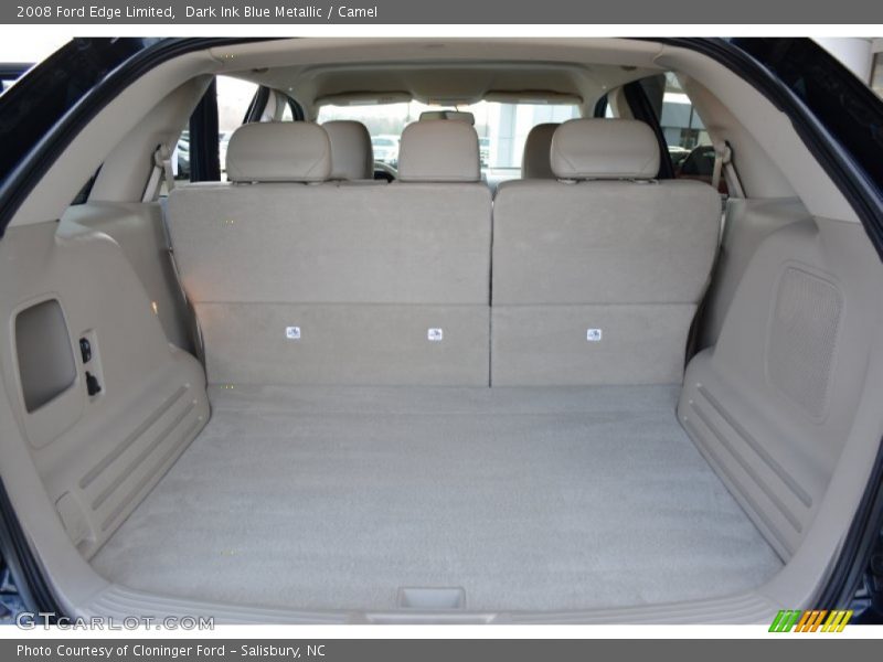 Dark Ink Blue Metallic / Camel 2008 Ford Edge Limited