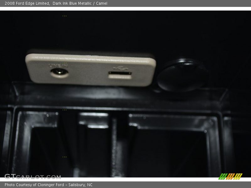 Dark Ink Blue Metallic / Camel 2008 Ford Edge Limited