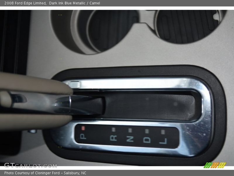 Dark Ink Blue Metallic / Camel 2008 Ford Edge Limited