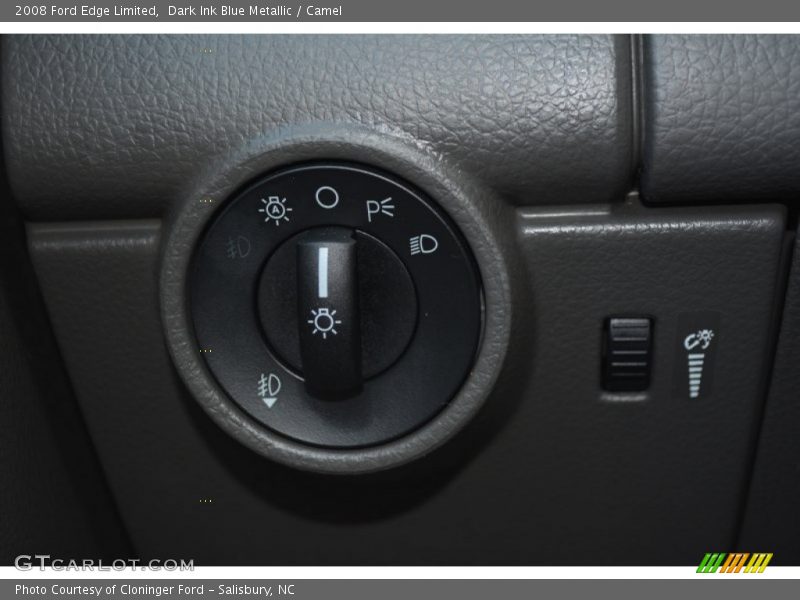Dark Ink Blue Metallic / Camel 2008 Ford Edge Limited