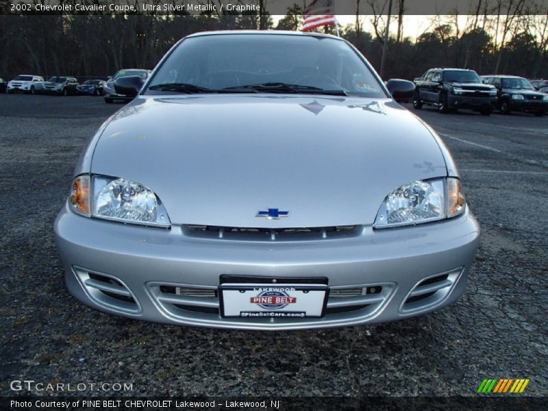 Ultra Silver Metallic / Graphite 2002 Chevrolet Cavalier Coupe