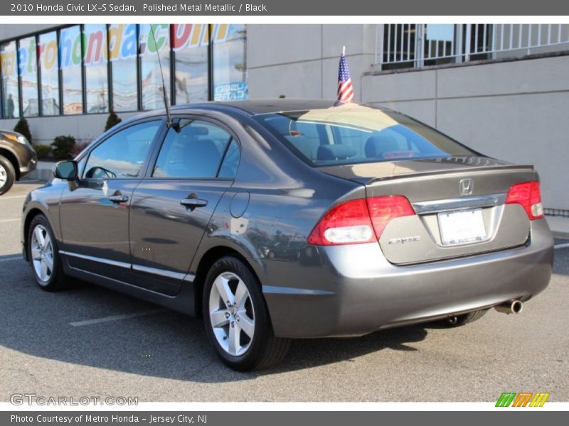 Polished Metal Metallic / Black 2010 Honda Civic LX-S Sedan