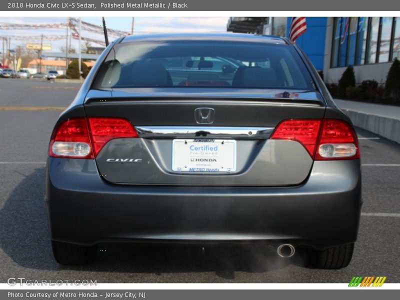 Polished Metal Metallic / Black 2010 Honda Civic LX-S Sedan