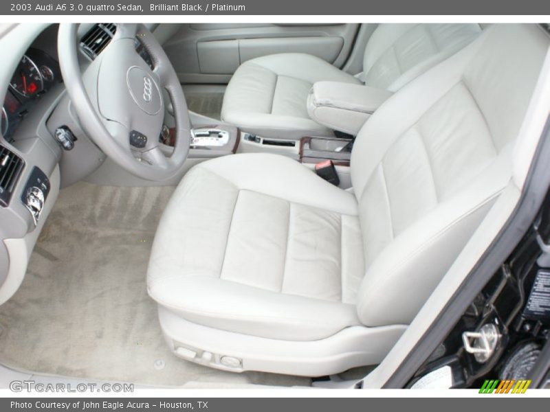  2003 A6 3.0 quattro Sedan Platinum Interior