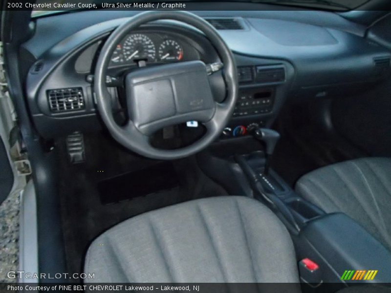 Ultra Silver Metallic / Graphite 2002 Chevrolet Cavalier Coupe