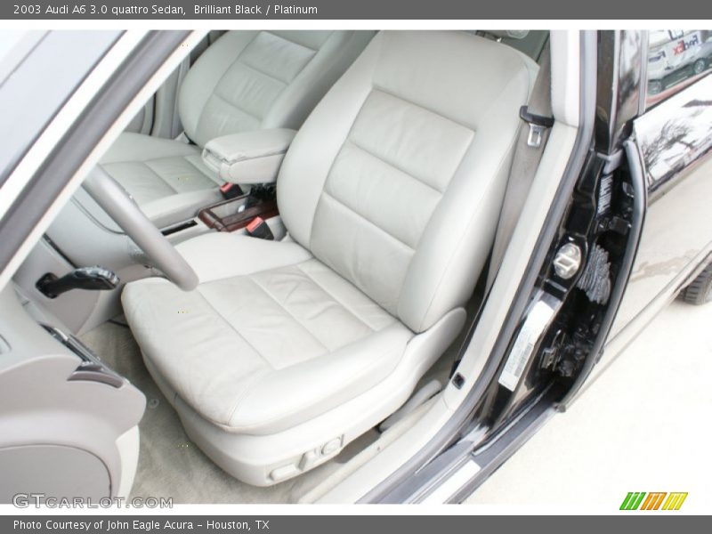 Front Seat of 2003 A6 3.0 quattro Sedan
