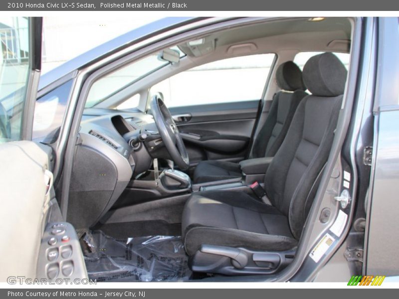 Polished Metal Metallic / Black 2010 Honda Civic LX-S Sedan