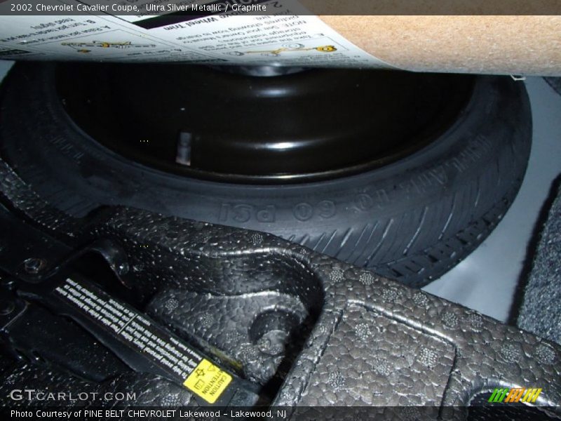 Ultra Silver Metallic / Graphite 2002 Chevrolet Cavalier Coupe