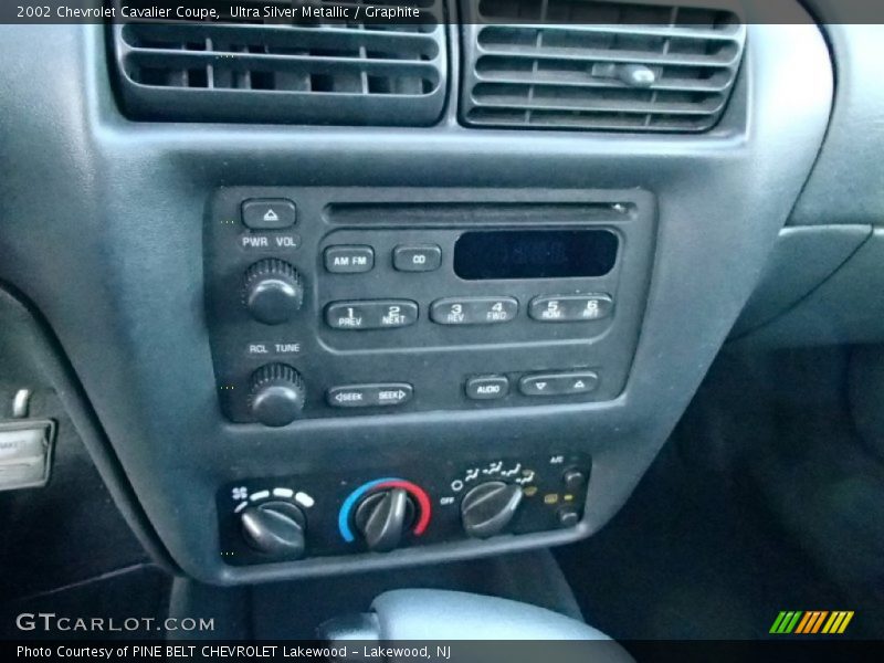 Ultra Silver Metallic / Graphite 2002 Chevrolet Cavalier Coupe