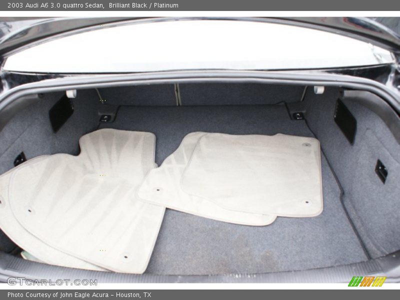 Brilliant Black / Platinum 2003 Audi A6 3.0 quattro Sedan