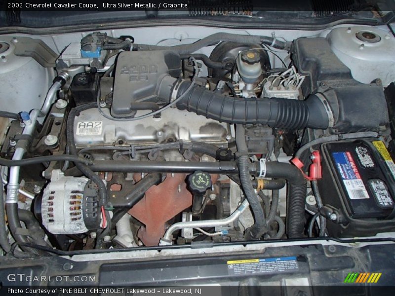  2002 Cavalier Coupe Engine - 2.2 Liter OHV 8-Valve 4 Cylinder