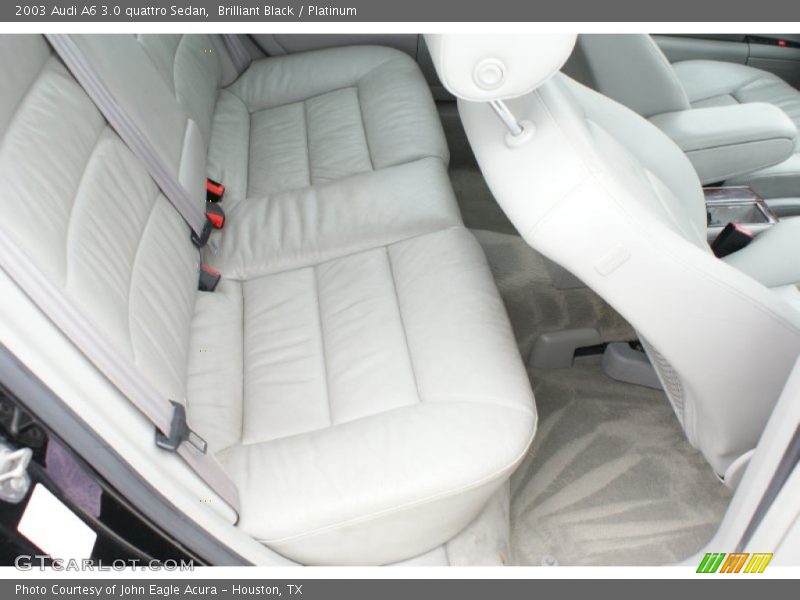 Brilliant Black / Platinum 2003 Audi A6 3.0 quattro Sedan