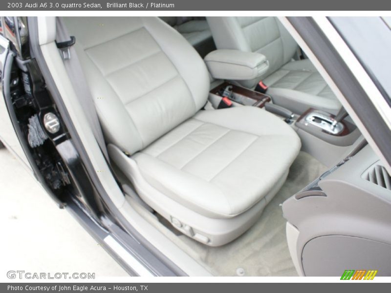 Brilliant Black / Platinum 2003 Audi A6 3.0 quattro Sedan