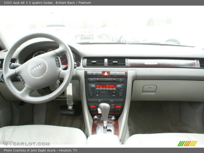 Brilliant Black / Platinum 2003 Audi A6 3.0 quattro Sedan