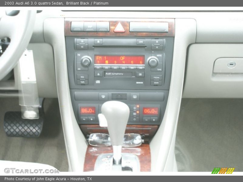 Brilliant Black / Platinum 2003 Audi A6 3.0 quattro Sedan
