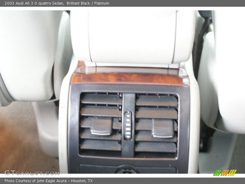Brilliant Black / Platinum 2003 Audi A6 3.0 quattro Sedan