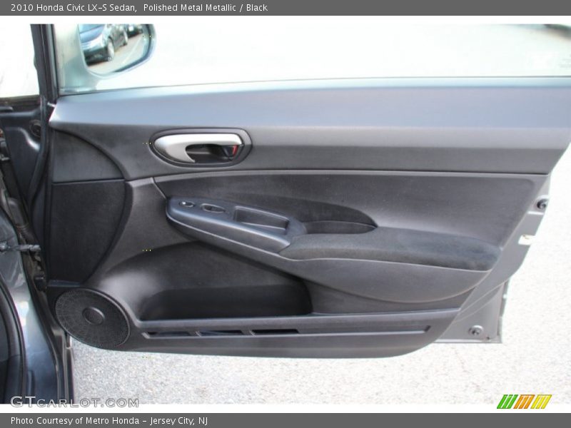 Polished Metal Metallic / Black 2010 Honda Civic LX-S Sedan