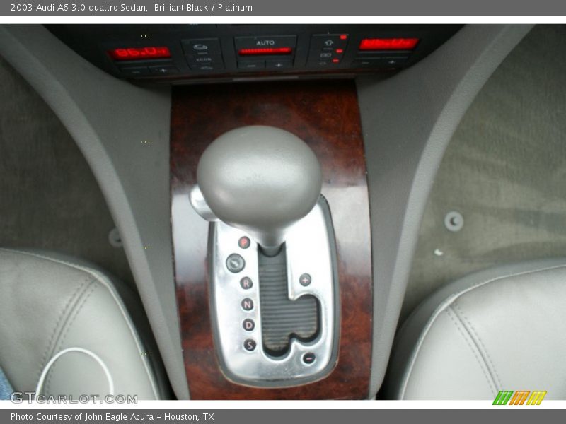 Brilliant Black / Platinum 2003 Audi A6 3.0 quattro Sedan