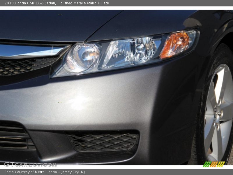 Polished Metal Metallic / Black 2010 Honda Civic LX-S Sedan